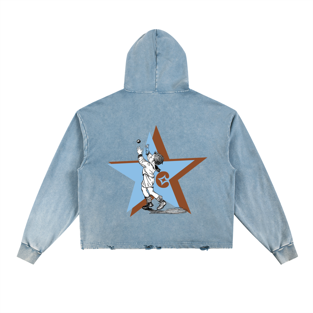 Blue Star Boy Hoodie
